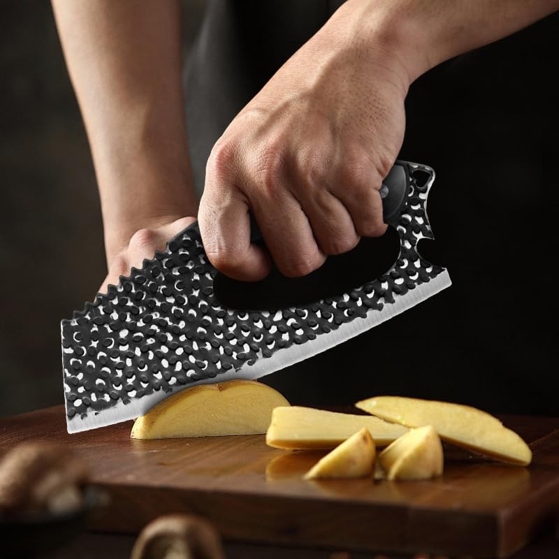 BOPOTI Meat Cleaver,8.6 inch Kitchen Knife,Sharp Blade Easy Cleaning for