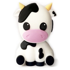 Ulticool Cow USB Stick Type C 32 GB for Smartphone or Laptop - Practical and Creative Design for Women, Men, Girlfriend, Teenage Girls or Boys - White/Black