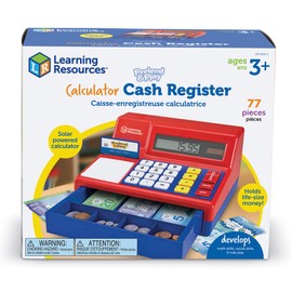 Learning Resources Pretend and Play Calculator Cash Register with Canadian Currency