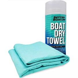 Better Boat Ultra Absorbent Chamois Cloth Synthetic Shammy Towel for Car and Boat Marine ...