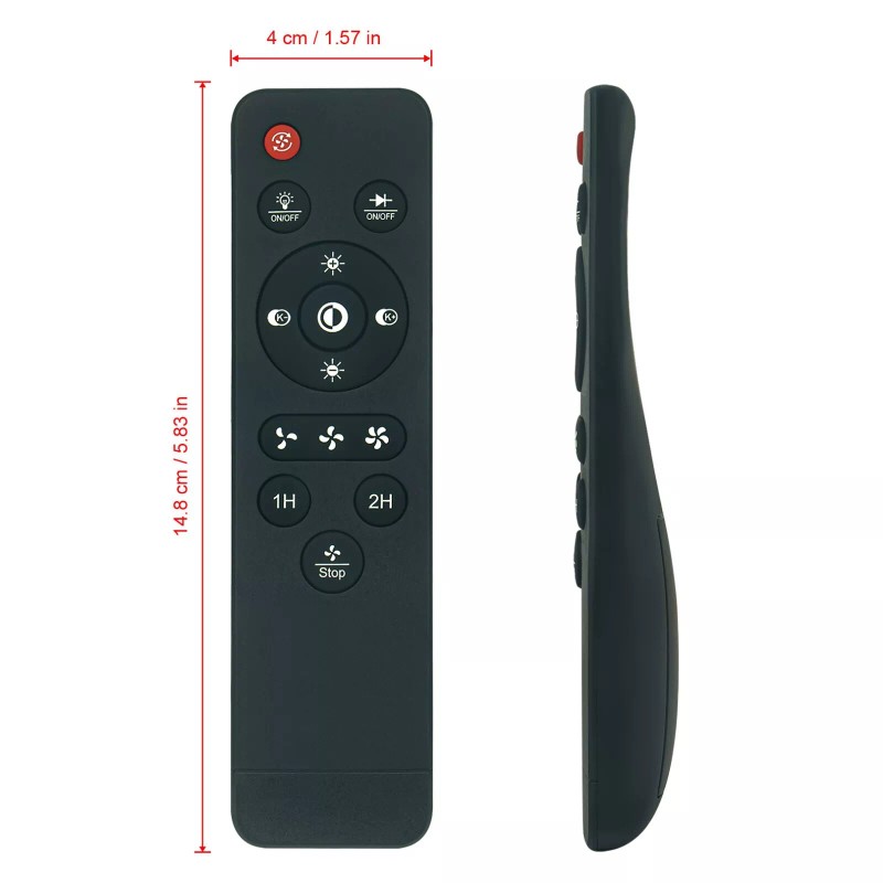For PINFM New Replaced Remote Control for PINFM Bladeless Ceiling