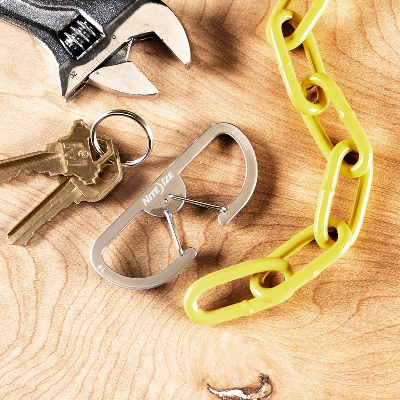 NITEIZE B Carabiner #4 Stainless Silver