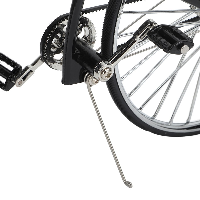 Retro Bicycle Model Retro Style 1:10 Scale Detachable Durable Metal