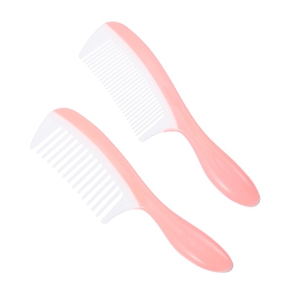 OHPHCALL Hairdressing Comb Wide Tooth Fine Tooth Barber Comb Set