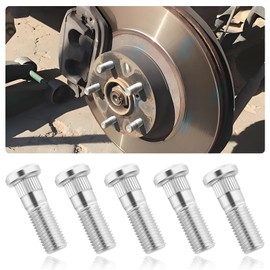 5PCS M12x1.50 Wheel Stud 90113S5H005 610-269,Steel Wheel Bolts for Stable Connection Between The Wheels and Wheel Axles,Replacement Wheel Lug Stud Kit Compatible with Acura Honda