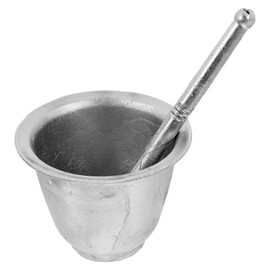 Ipetboom 1Set Manual Garlic Crusher and Pestle Kitchen Spice Grinder for Easy Pounding and Reusable Tool for Garlic Potatoes and Spices Ergonomic Design for Convenient Use