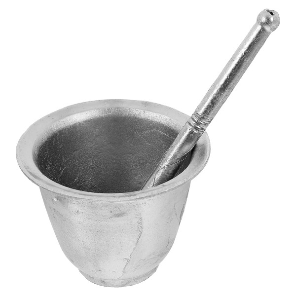 Ipetboom 1Set Manual Garlic Crusher and Pestle Kitchen Spice Grinder