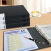 4 Ring Binders 0.8 Inch D Ring,4 Pack D Ring