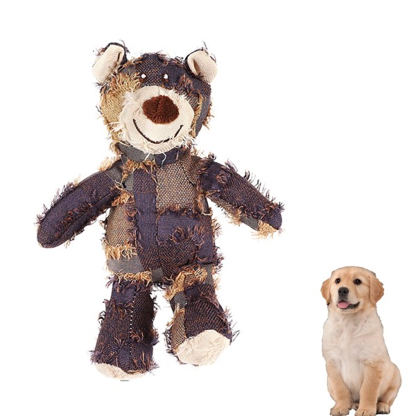 ExcellaElite Teddy for Dogs,Plush Dog Teddy Toy for Pets,Soft Squeaky