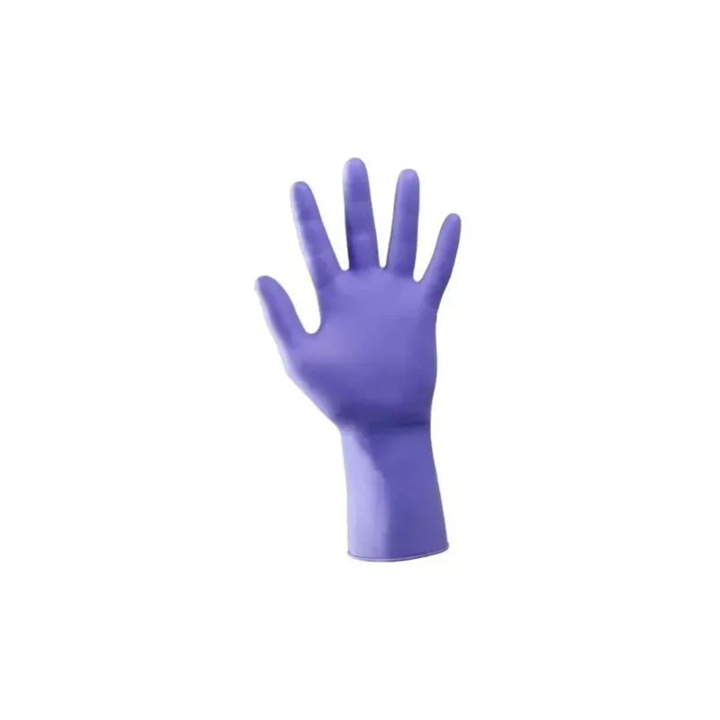 Guantes Nitrilo Uniseal Lila Antideslizantes Hipoalergénicos Talla X100