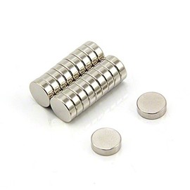 first4magnets F671-N35-20 10 mm Diameter x 3 mm Thick N35 Neodymium Magnet with 1.5 kg Pull (Pack of 20)