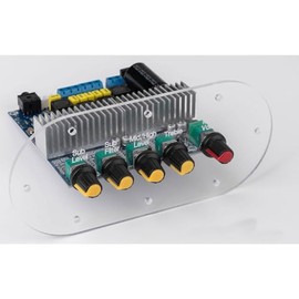 Parts Express Clear Acrylic Mounting Plate for TPS3116D2 Class D 2.1 Bluetooth 4.0 Amplifier Board