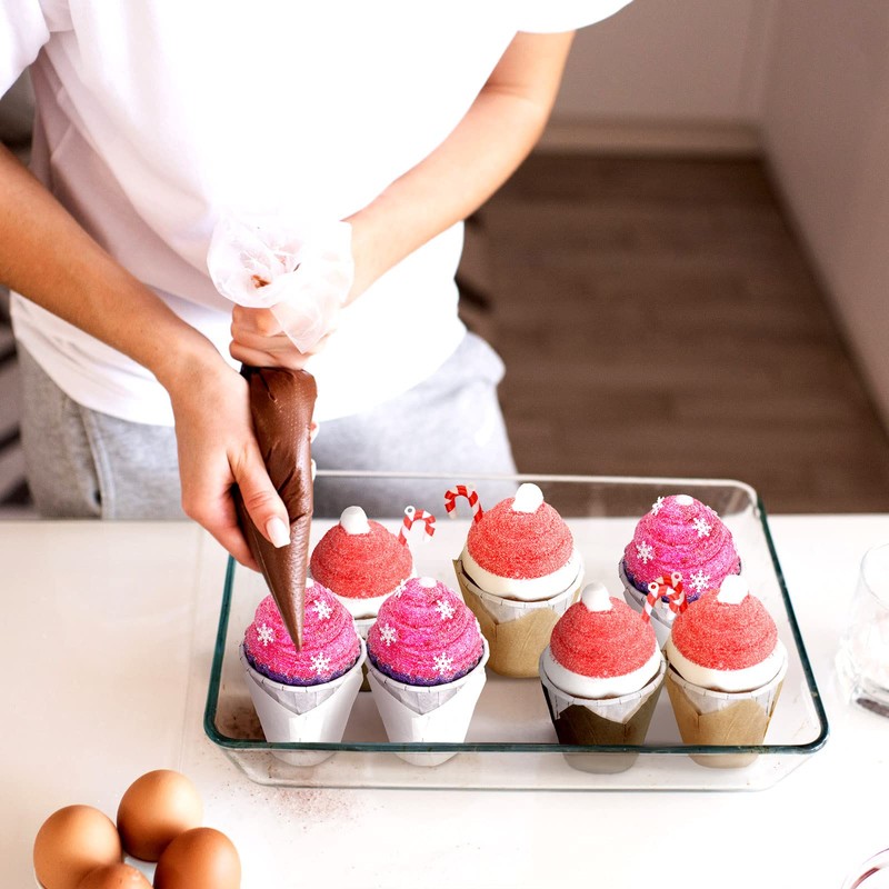 Funtery 600 Pcs Mini Size Tulip Cupcake Liners Mini Baking