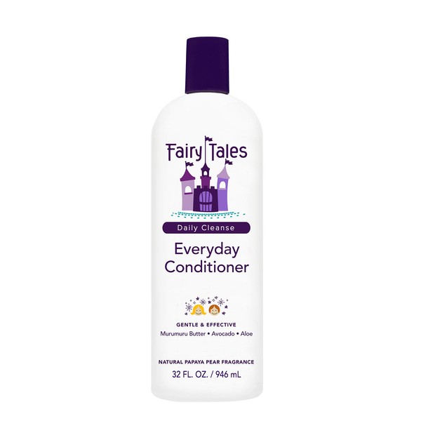 Fairy Tales Daily Cleanse Everyday Kids Conditioner - Gentle Defining Conditioner, Tangle Free, Moisturizing and Hydrating Formula, Clean and Natural Ingredients- Paraben Free - 32 oz