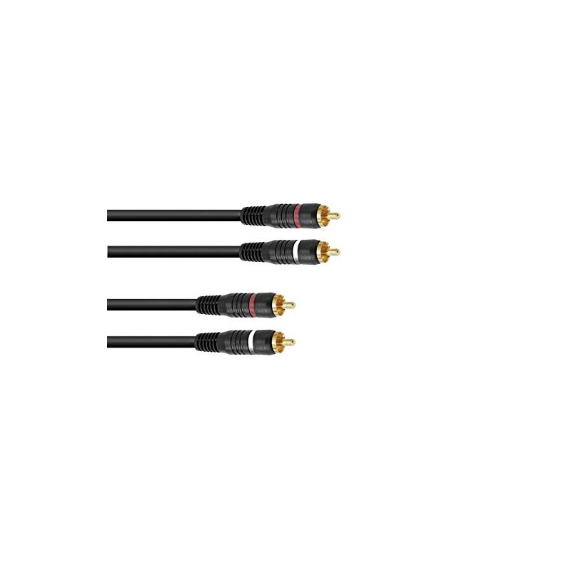OMNITRONIC RCA Cable 2 x 2 0.3 m