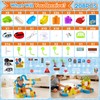 Electric Train Set for Kids Ages 3-8, 208Pcs 3D Flexible