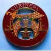 Shriners Cut Out High Quality with white Stones Car Emblem