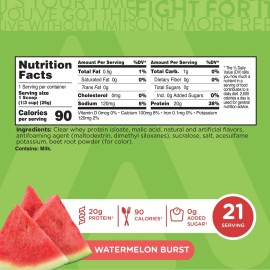 Proteína en polvo transparente TransformHQ (ráfaga de sandía) 21 porciones - 20 g de proteína