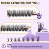 Lash Clusters Individual Lashes B&Q Lash 280 PCS Eyelash Clusters