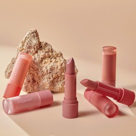 MQNY Powder Matte Lipstick 3.5g Korean Cosmetics (#03 Mauve Sauna, MLBB Pink)
