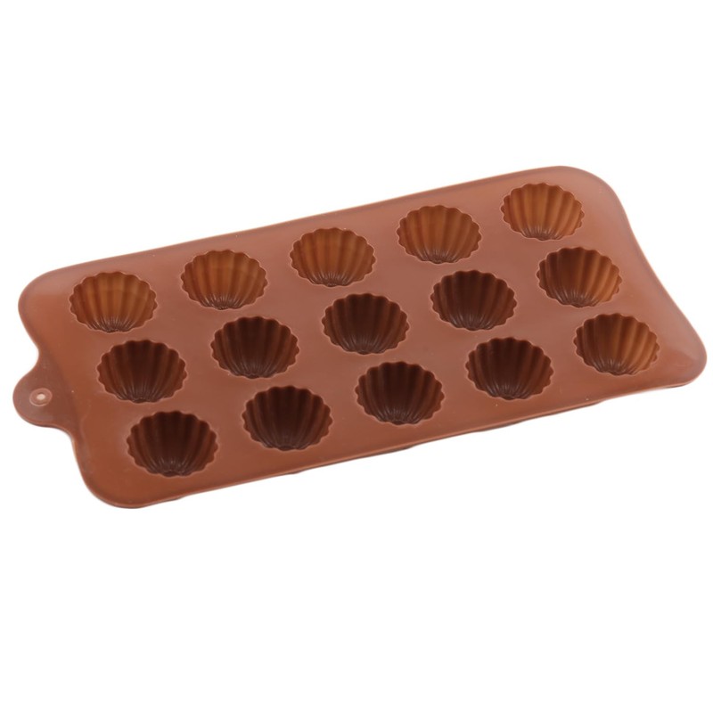EPYHREHM 15 Cavity Semicircle Silicone Chocolate Molds For Chocolate Candy