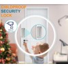 Door Lock,Home Security Door Latch Device,Childproof Door Security Lock Defender