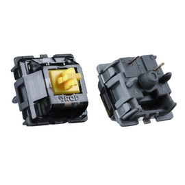 DROP Holy Panda X Mechanical Keyboard Switches - PCB Mount Quiet & Tactile Switches, Cherry MX Style, 65g, (35 PCS, 5-Pin), Black