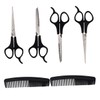 FOMIYES 4 Sets 6pcs Barber Tool Hairdressing Scissor Teeth Cut