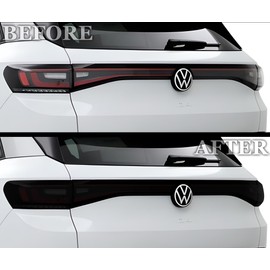 BOGAR TECH DESIGNS Rear Taillight Tail Light Tint Kit PPF Compatible with Volkswagen ID.4 2021-2025, Dark Smoke