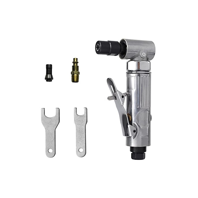 1/4-Inch Angle Air Die Grinder, 90° Angled Pneumatic Die Grinder,