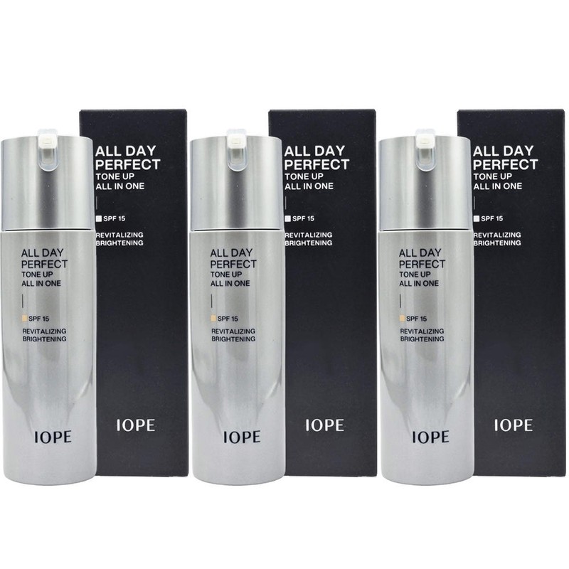 IOPE 남성톤업올인원 아이오페 맨 올데이 퍼펙트 톤업 올인원 120ml x3개