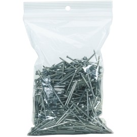 Aviditi PB6704 Poly Reclosable Bag with Hang Hole, 4" Length x 3" Width, 2 mil Thick, Clear (Case of 1000)