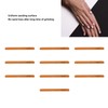 10pcs Nail File Professional Wood Core Reusable Double Sides Washable