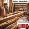 Jectse Height Gauge Blocks, 9PCS Aluminum Alloy Setup Bars Table