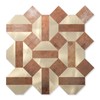 OYASIMI 10-Sheets Peel and Stick Backsplash Tiles, PVC Mixed Metallic