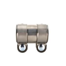 Double Clamp Exhaust Clamp Stainless Steel Pipe Connector Diameter 45 50 55 mm Universal Corrosion Resistant Exhaust Pipe Clamp for Exhaust Pipe with 45 50 55 mm Diameter (50 mm)