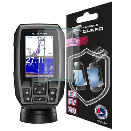 IPG Protector de visualización Invisible para Garmin, Striker 4 - 4 DV; 4 CV Buscador de Peces 2 x AntiGlare