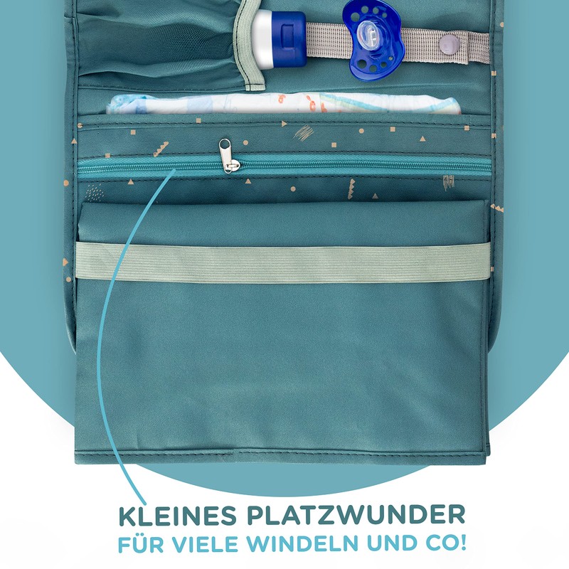 Jubi® Nappy Bag with Changing Mat for Travelling with Extra