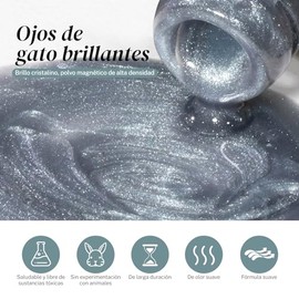 CHERIMOYA Esmalte de Uñas de Gel Ojos de Aurora Boreal 8ml