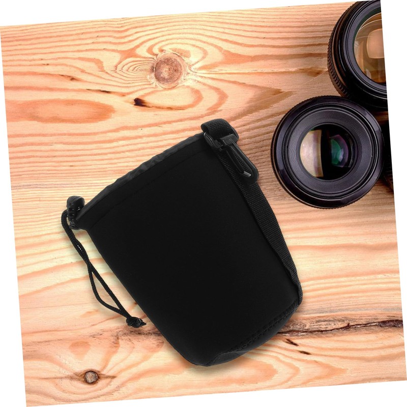 SHOWERORO 2 Pcs Lens Sleeve with Shockproof Padding for Versatile