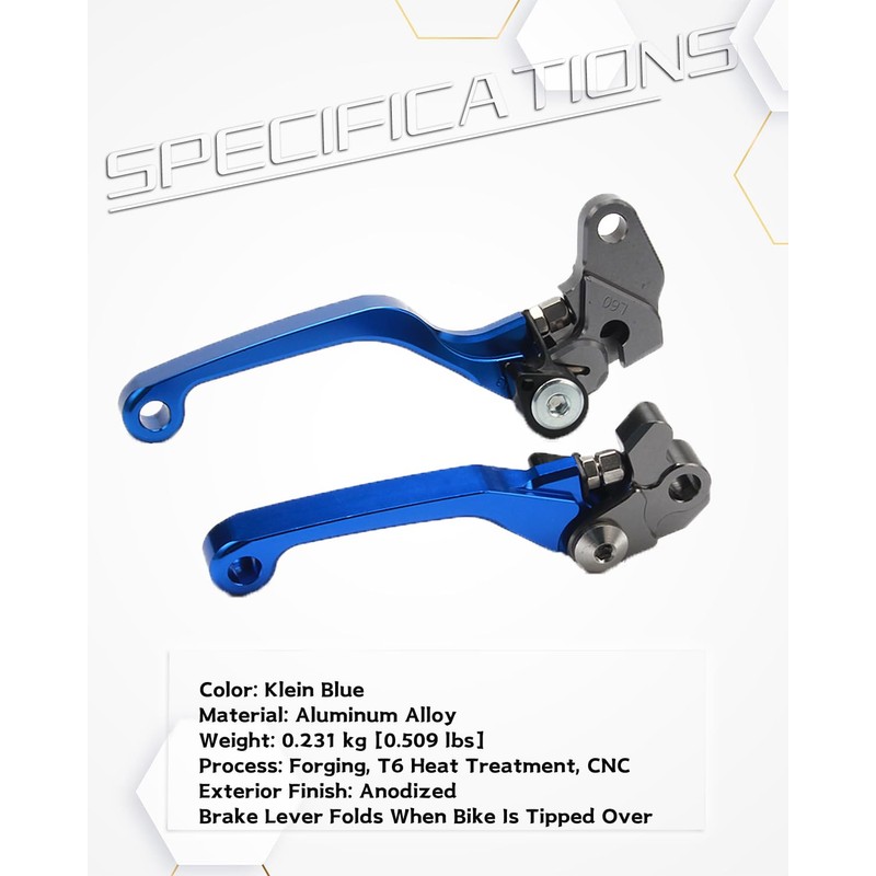 YSMOTO Dirt Bike Clutch Brake Lever Folding CNC for YZ80/85