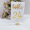 30Pcs Table Number Holders,Wire Place Card Holder Table Sign Holder