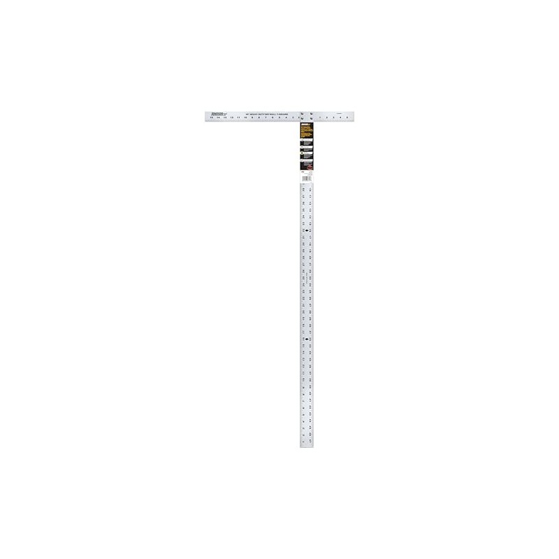 Johnson Level & Tool 48" Aluminum Drywall T-Square with Extra-Thick