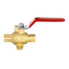 4-Pack EFIELD 1-inch Pex Crimp Shut-off Brass Ball Valve with