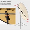 YUOCU Extendable Reflector Holder Arm with 78.7"/2m Tripod Light Stand,