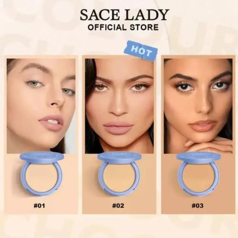 Base De Maquillaje En Polvo Compacta Mate Mate De 3
