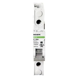 Noark Miniature Circuit Breakers, B1H UL 489, 1P, B Curve, 1A, 10 kA, 277 Vac, Box Lug 1000724 B1H1B1
