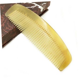 Minkissy 3pcs Natural Horn Static Hair Comb for Women Portable Detangling Comb to Prevent Hair Loss Promotes Circulation Craftsmanship for Handbag Use