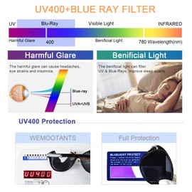 WEMOOTANTS Round Outdoor Reading Glasses Women Filter Blue Light Sun Reader Glasses Fashion Square 1.00 1.25 1.50 1.75 2.00 2.25 2.50 2.75 3.00 3.50 4.00 (Brown Leopard, 175)