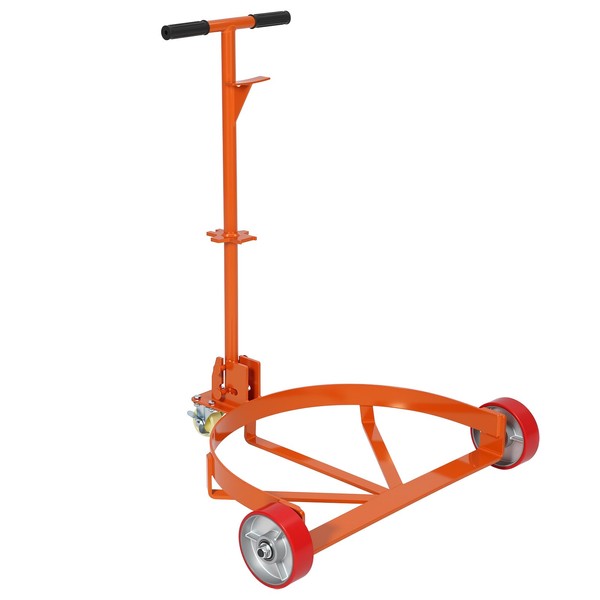 55 Gallon Drum Dolly, 1,200 Pounds Capacity Oil Drum Cart